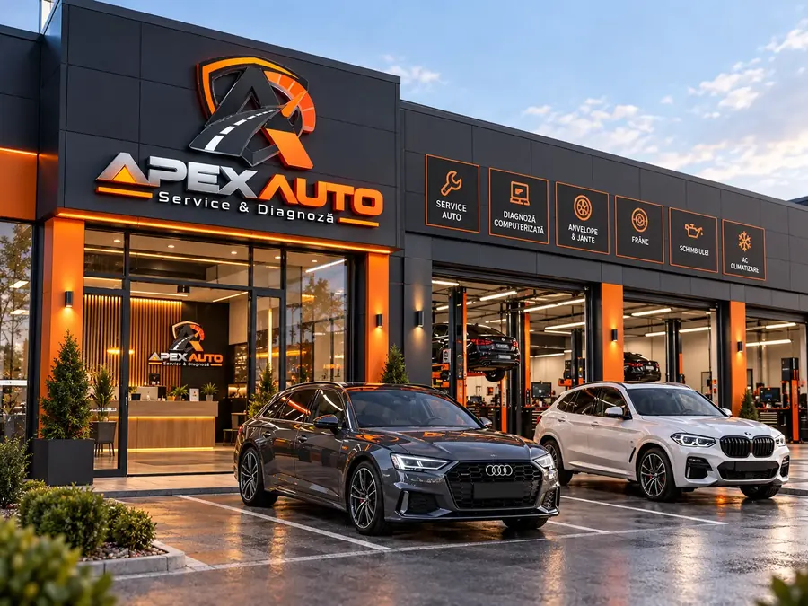 Exteriorul service-ului APEX AUTO